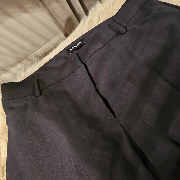 Express Black Wide Leg Women's Pants - Picture 2 of 7